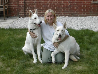 Shirley with Chewie and Vader